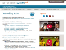 Tablet Screenshot of networkingactivo.com